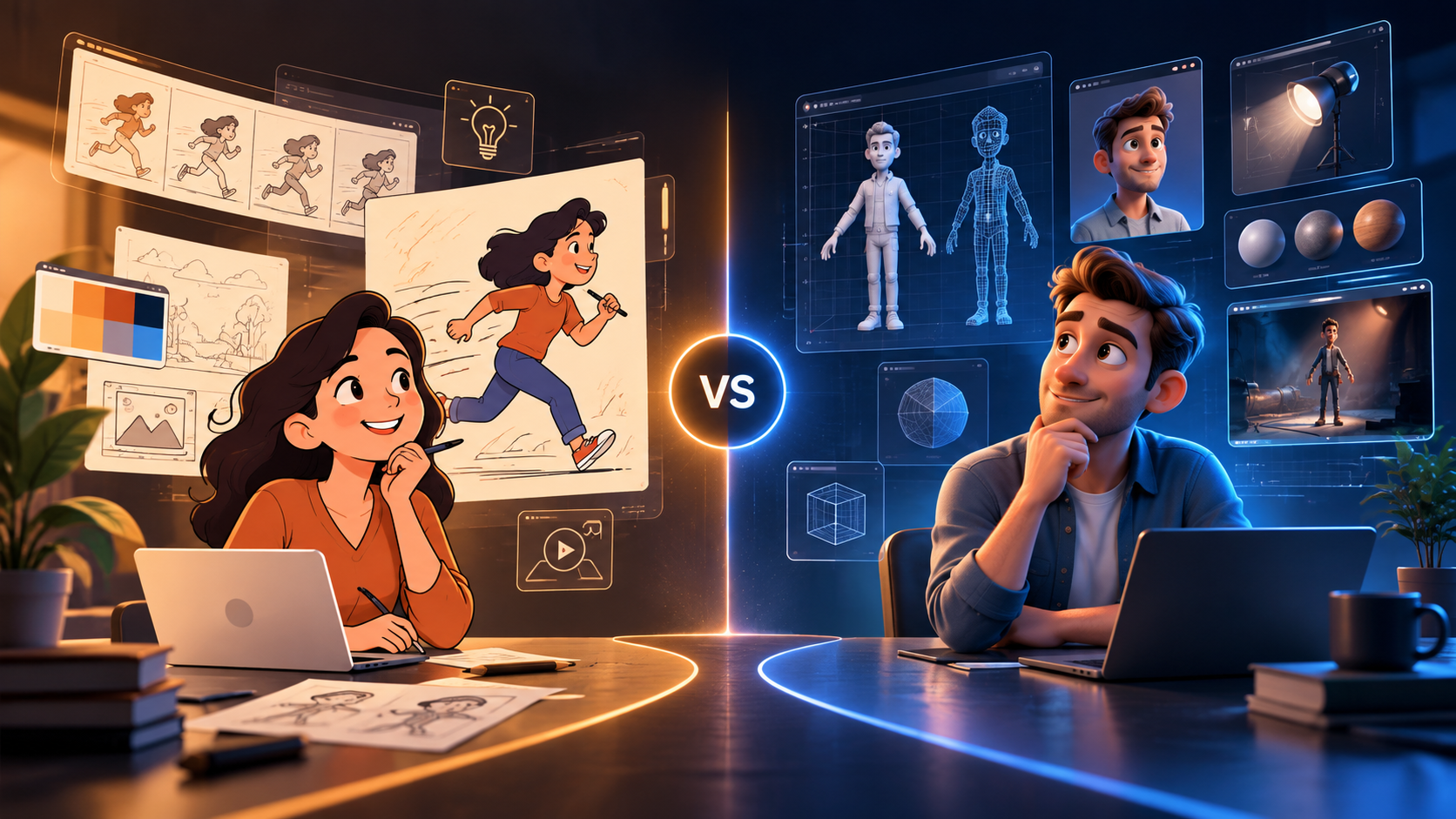 2D чи 3D мультфільм: що обрати для вашого проєкту